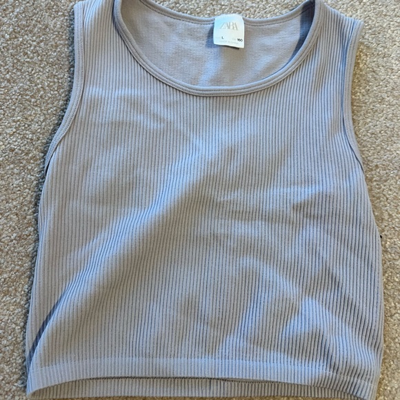 Zara purple crop top fits womens small - Picture 1 of 3
